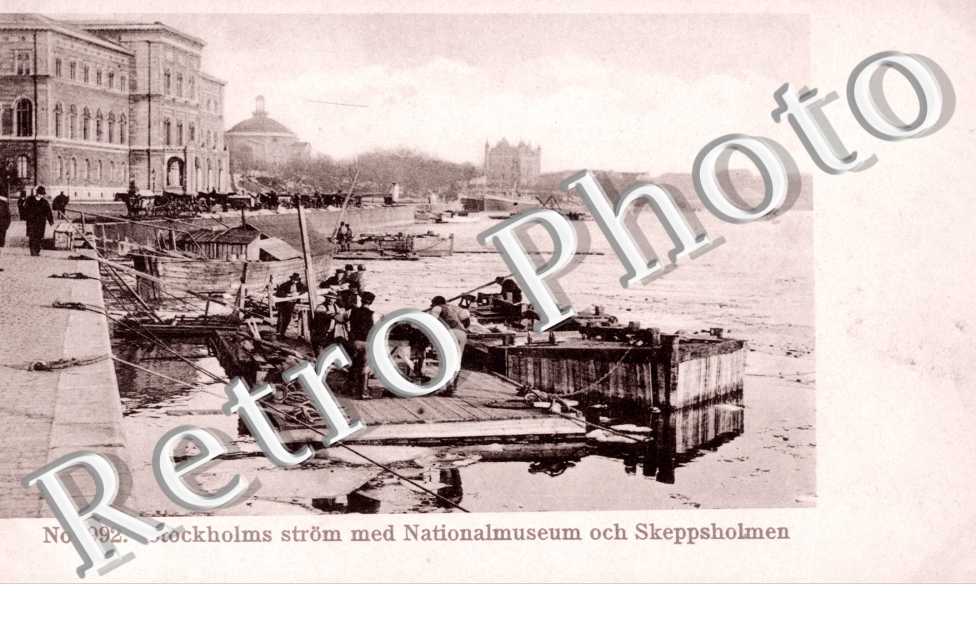 Nationalmuseum och Skeppsbron