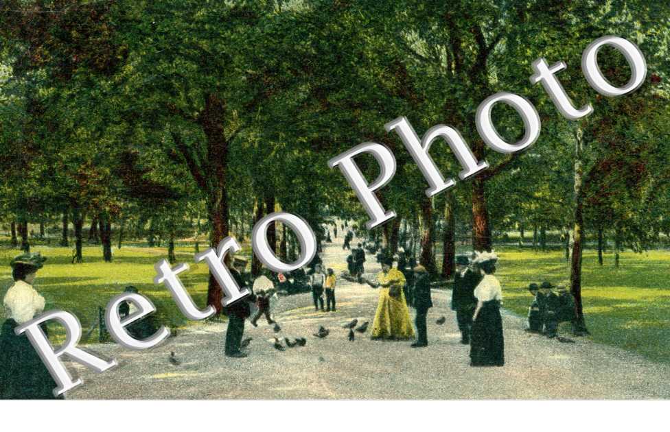 Scene in Boston common