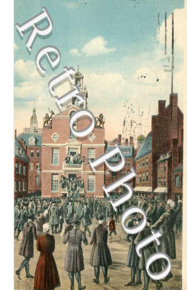 Reading of the Declaration of Independence from The Old State House, July 18, 1776