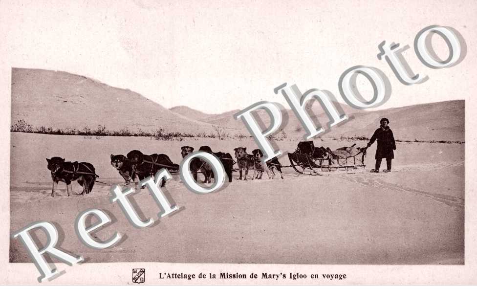 l&#039;Attelage de la Mission de Mary&#039;s Igloo en voyage