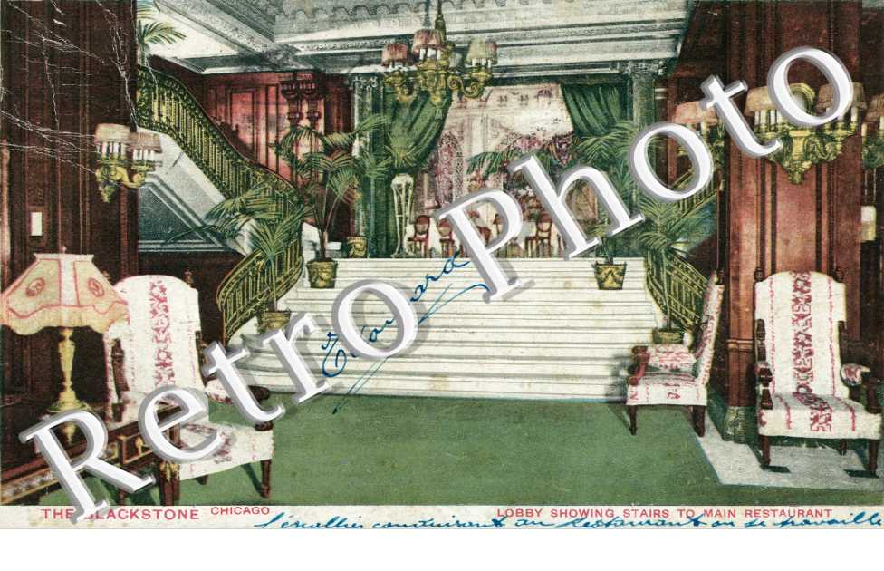 The Blackstone, Lobby showing stairs to main restaurant
