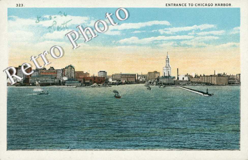 Entrance to Chicago Harbor