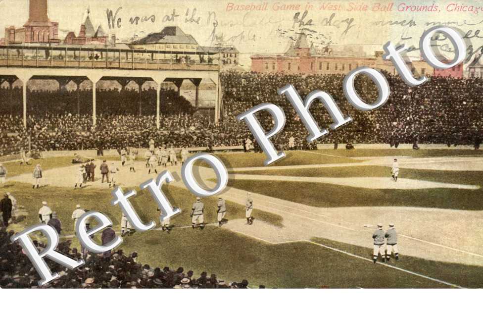 Baseball Game in West side ball grounds