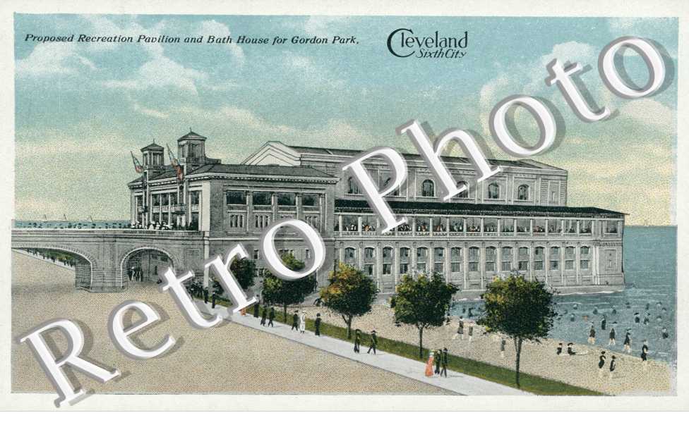 Cleveland Sixth city, Proposed recreation pavillion and Bath House for Gordon Park
