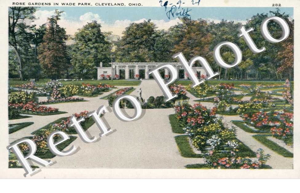 Rose gardens in wade park