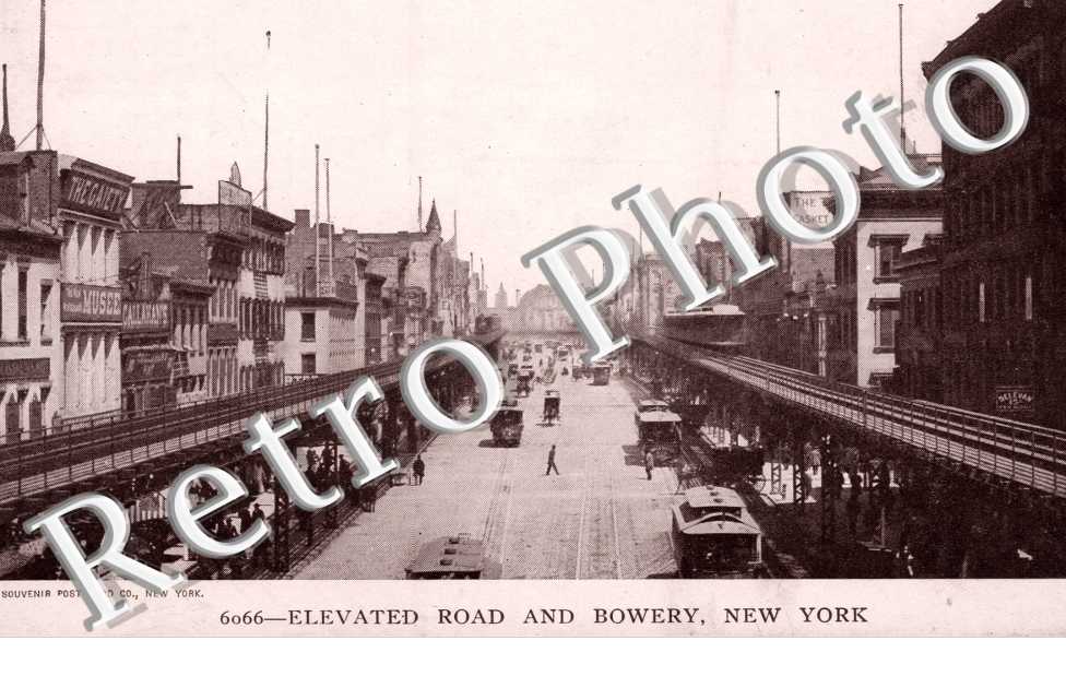 Elevated road and Bowery