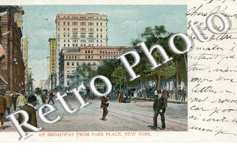 Up Broadway from Park Place