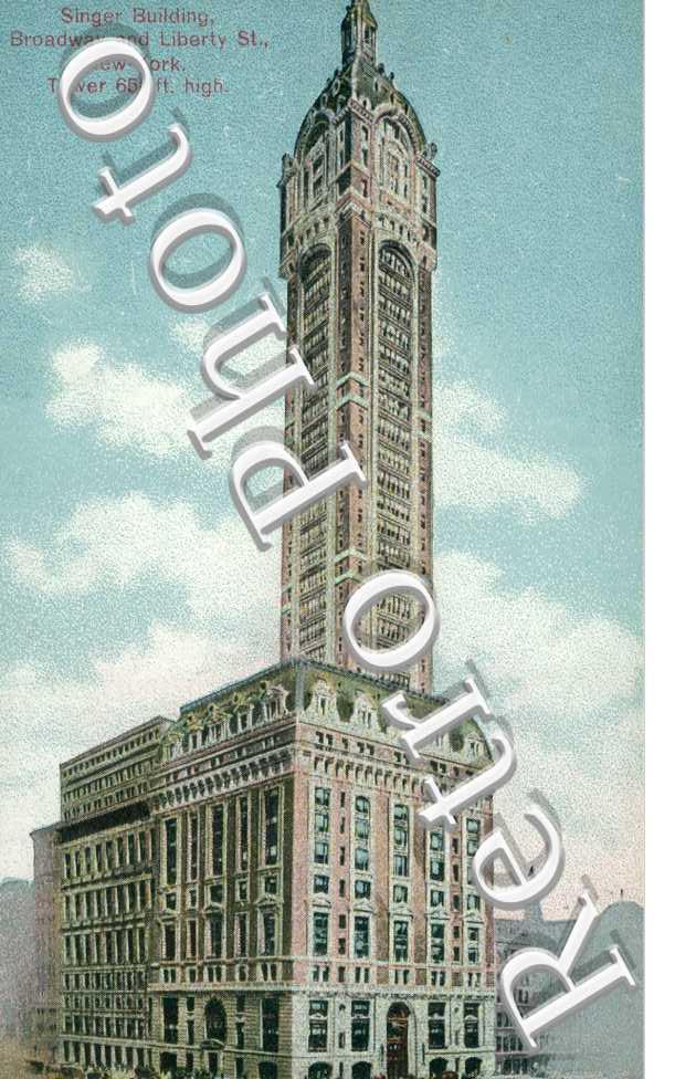 Singer Building, Broadway and Liberty Street
