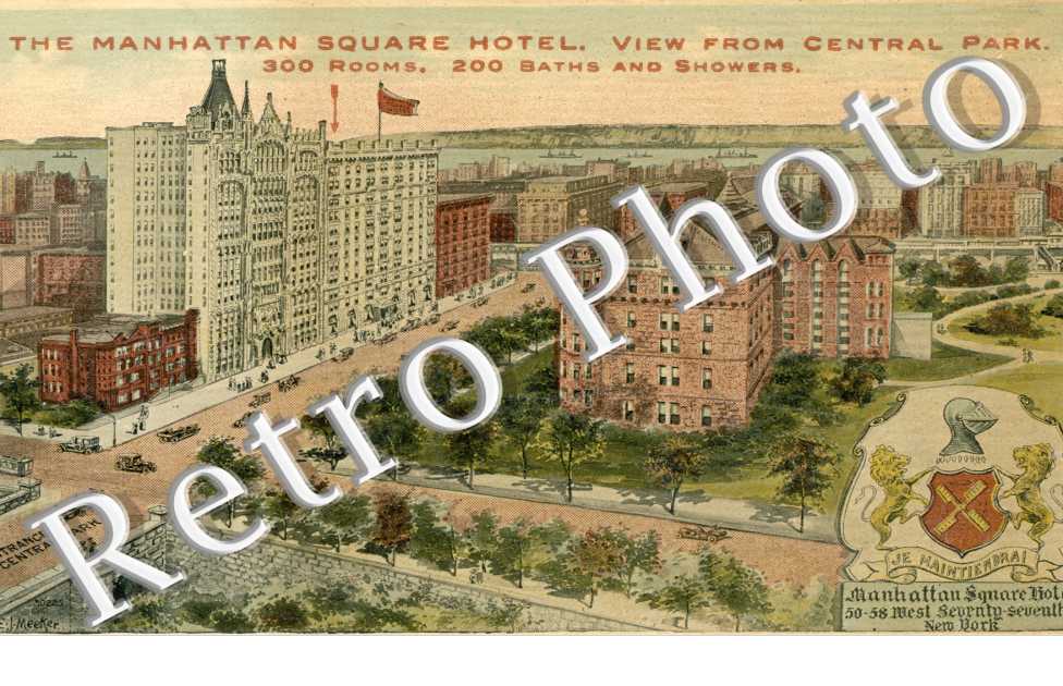 The Manhattan Square Hotel, View from central park
