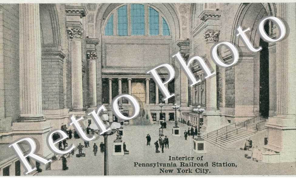 Interior of Pennsylvania Railroad Station