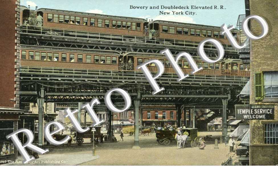 Bowery and Doubledeck Elevated R.R.