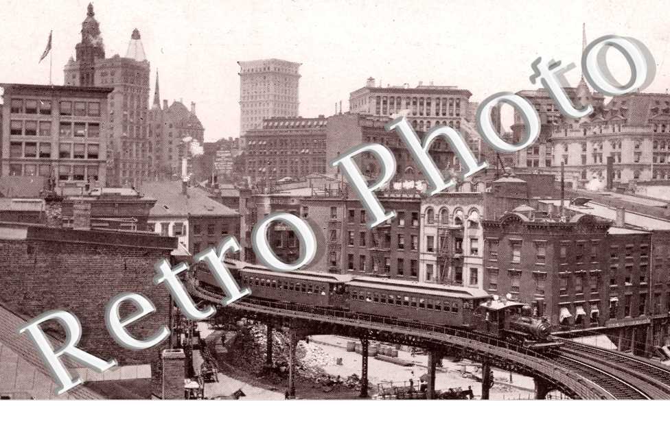 Curve on Elevated Railroad