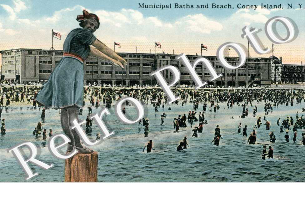 Municipal Baths and Beach Coney island