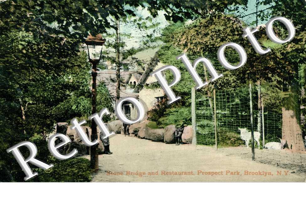 Stone Bridge and Restaurant, Prospect park