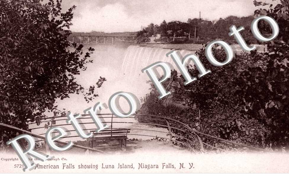 American Falls showing Luna Island