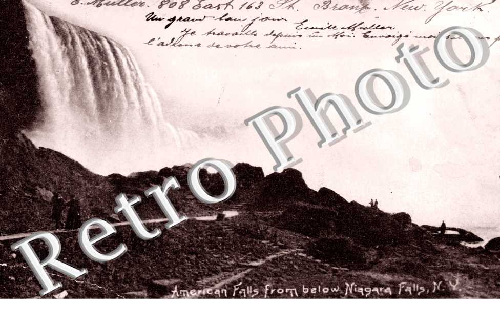 american falls from below Niagara