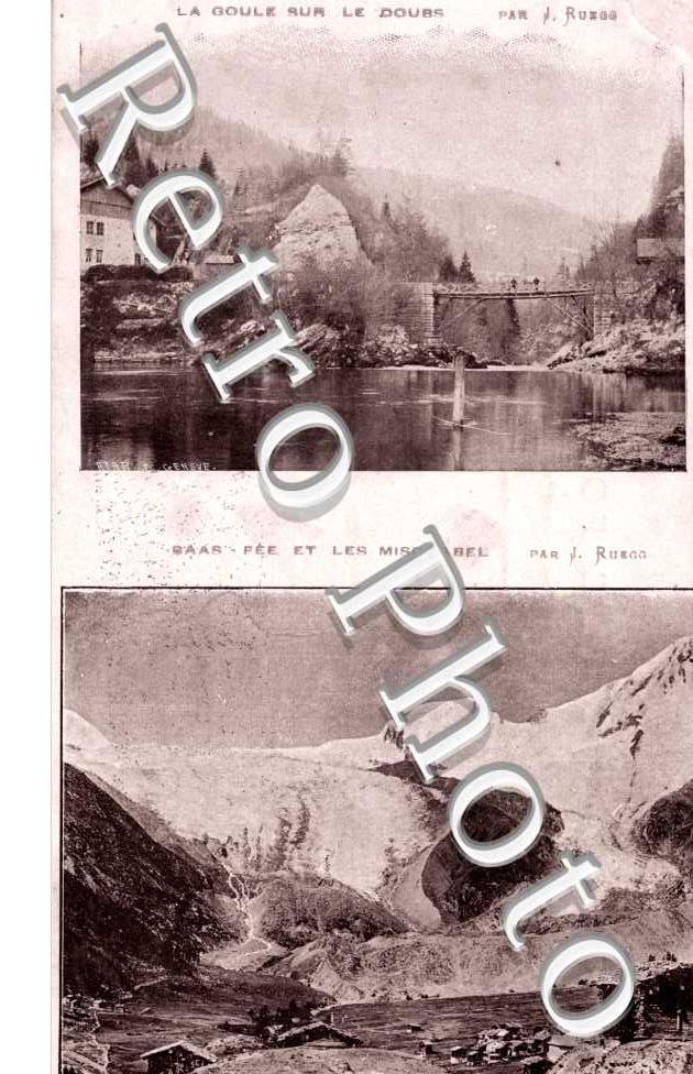 La Goule sur le Doubs  Saas-Pee et les Mischabel
