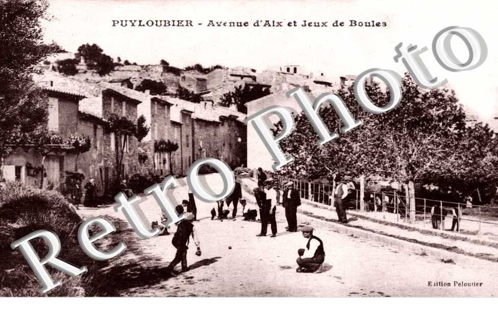 Avenue d&#039;Aix et Jeux de Boules