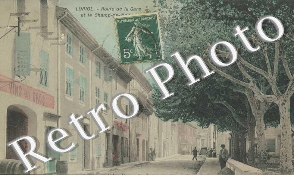 route de la gare et le champ de foire