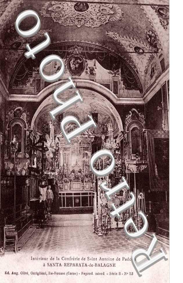 Interieur de la Confrerie de St Antoine de Padoue a SANTA REPARATA-de-BALAGNE