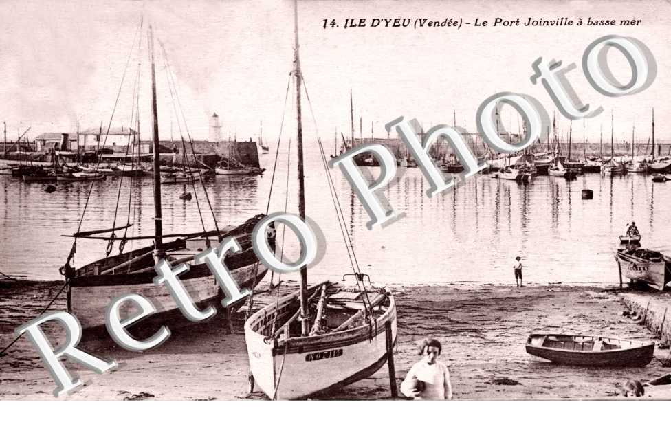 Le Port Joinville a basse mer