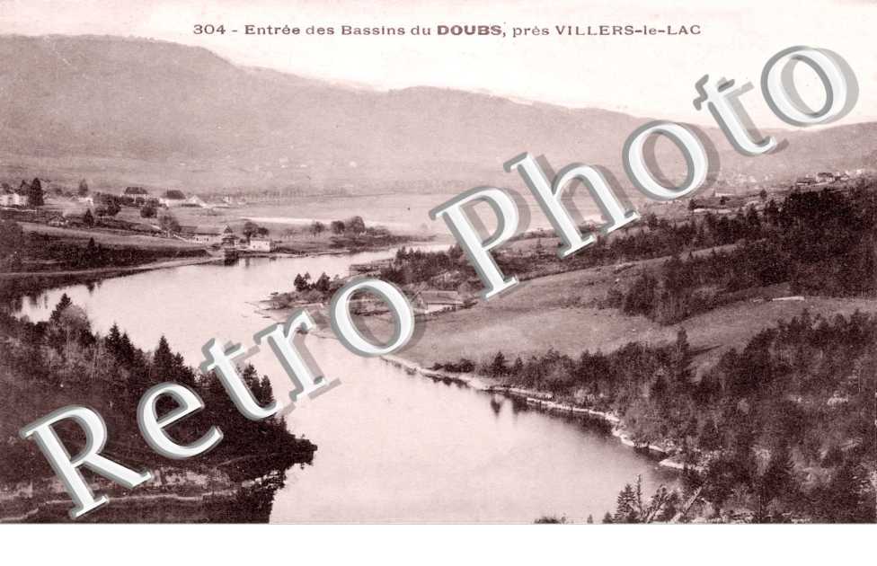 entree des bassins du Doubs, pres Villers le Lac