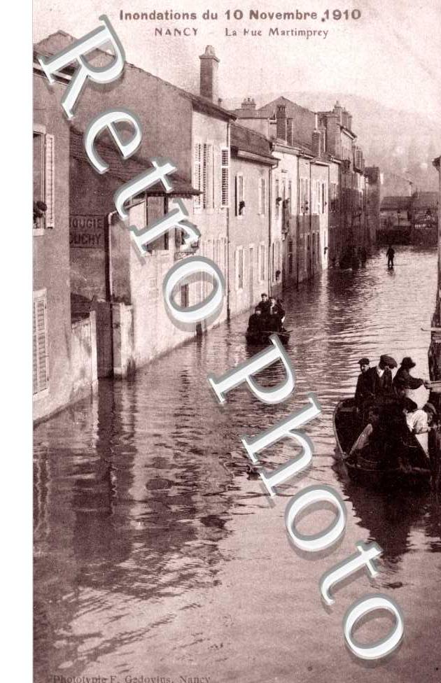 La rue Martimprey Inondations du 10 Novembre 1910 