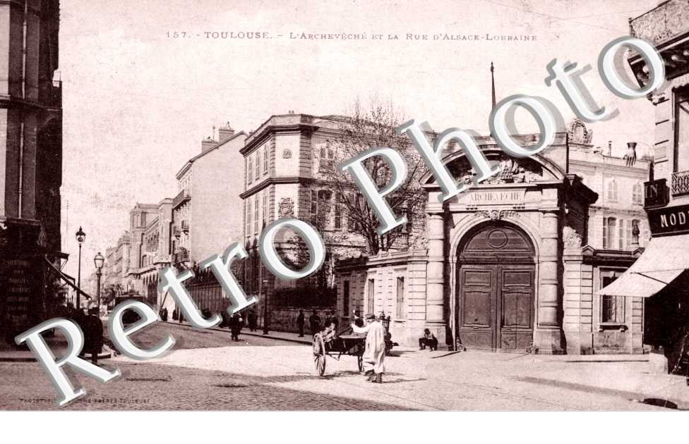 Archeveche et la rue d'Alsace-Lorraine