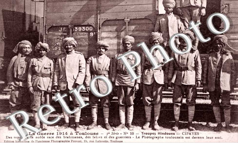 Guerre de 1914 - troupes hindoues - types de la noble race des brahmanes