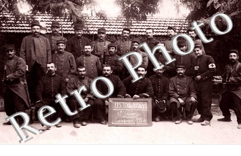 "Les Toulousains, 2eme Genie, Campagne 1914"