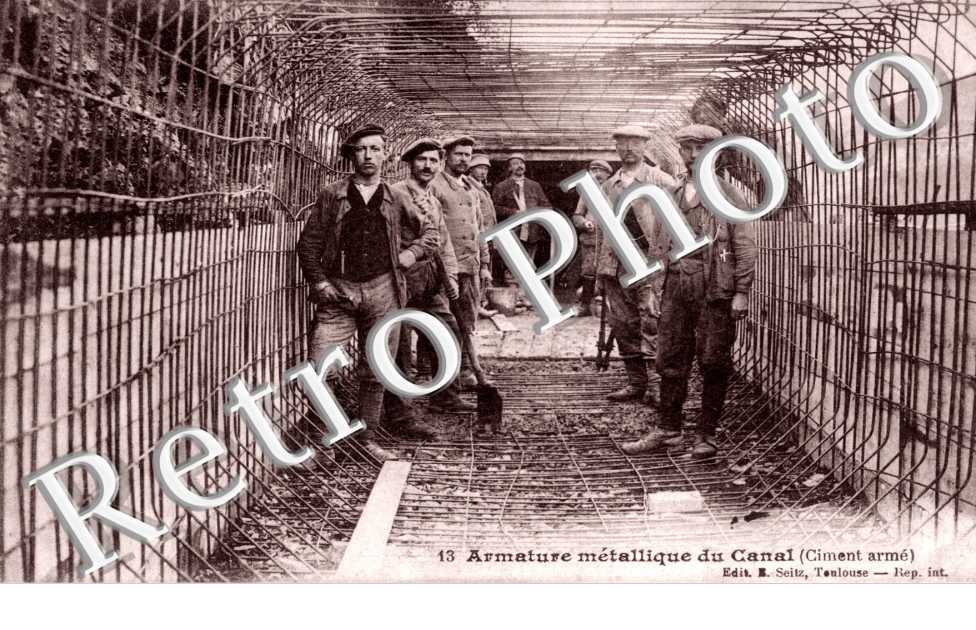 Armature metallique du Canal
