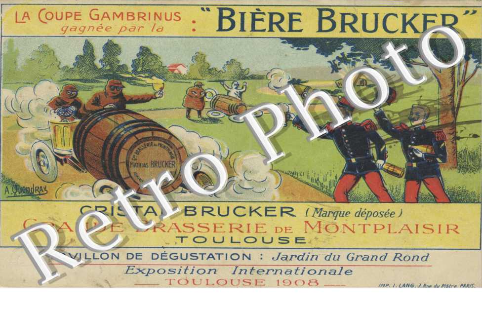 Grande Brasserie de Montplaisir Biere Brucker Expo 1908