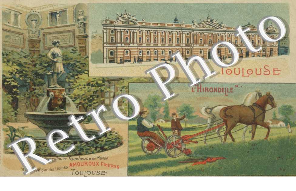 L&#039;Hirondelle La meilleure faucheuse du monde fabriqu par les usines AMOUROUX FRERES