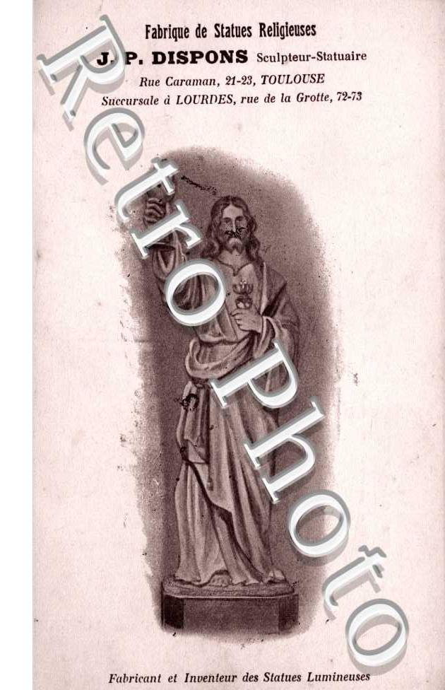 fabrique de statues religieuses J-P Dispons Sculpteur 21-23 rue Caraman