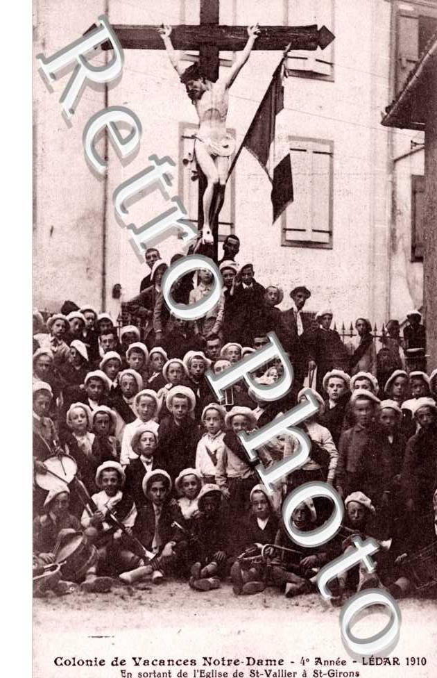Colonie de vacances Notre Dame 4eme Annee Ledar 1910
