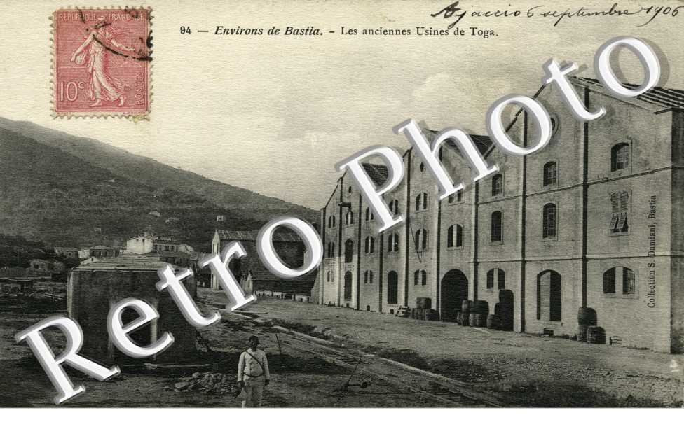 environs de Bastia Les anciennes usines de Toga