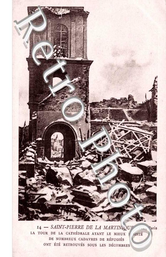 Tour de la Cathedrale apres la catastrophe