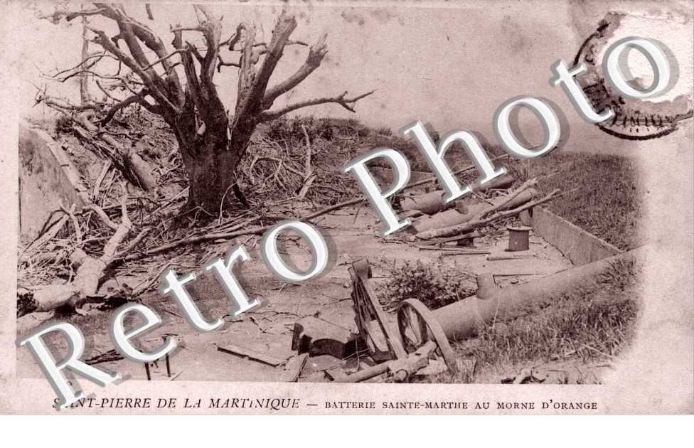 Batterie Sainte Marthe au Morne d&#039;Orange