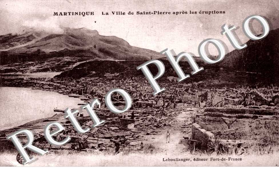 La Ville apres les eruptions