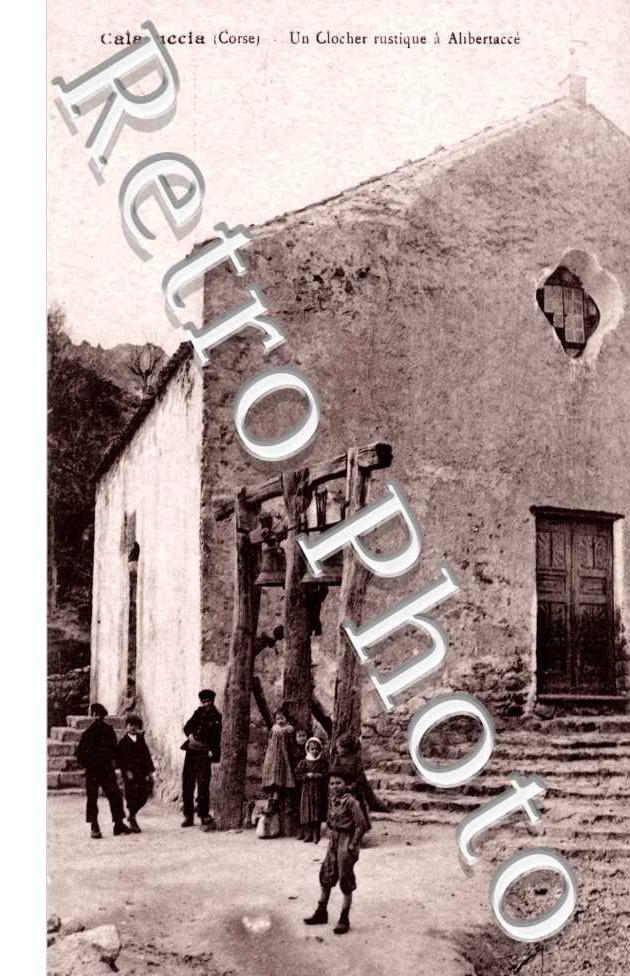 CALACUCCIA  Un clocher rustique a Albertacce