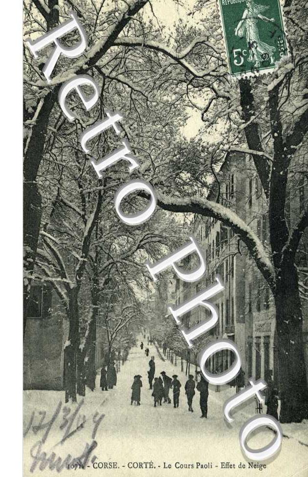 Le Cours Paoli - effet de neige