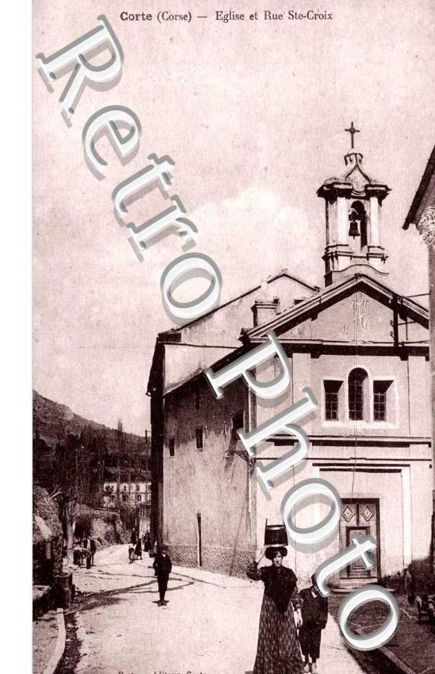 eglise et rue Sainte-Croix
