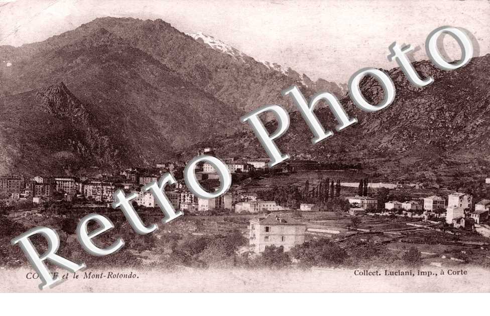 Corte et le Mont Rotondo