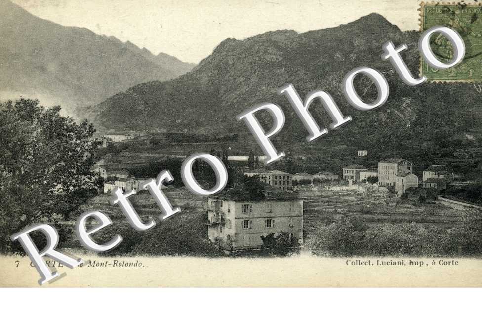 Corte et le Mont Rotondo
