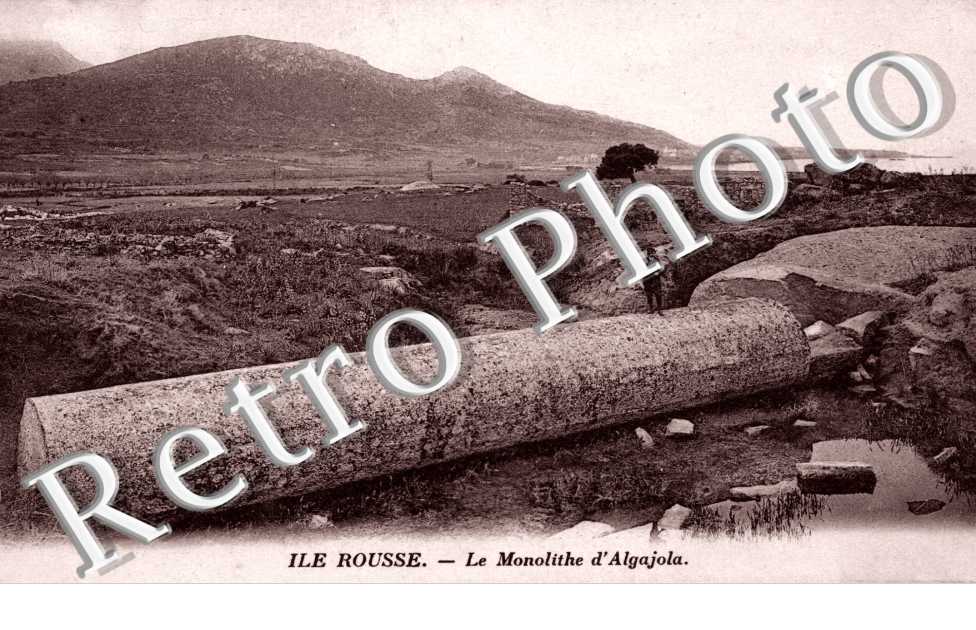 ILE ROUSSE Le Monolithe d&#039;Algajola