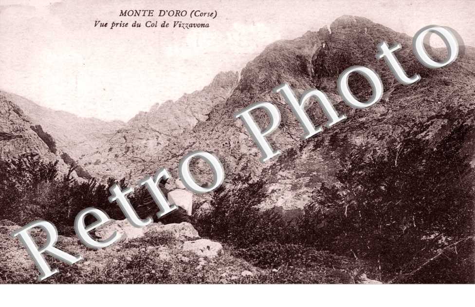 Le Monte d&#039;Oro Vue prise du Col de Vizzanova
