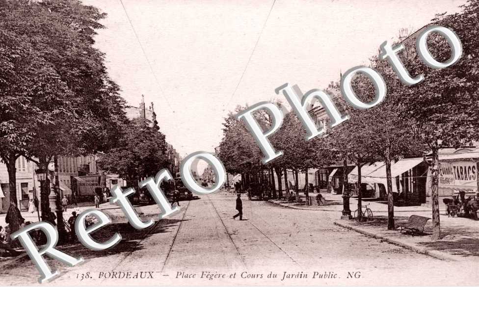 Place Fegere et cours du Jardin Public