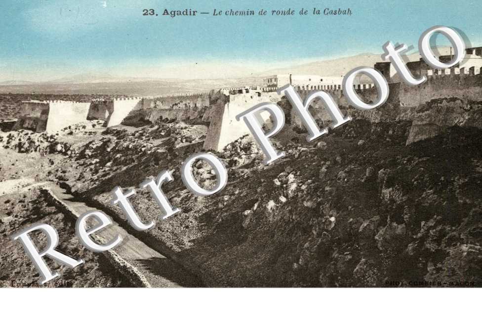 Le chemin de route de la casbah