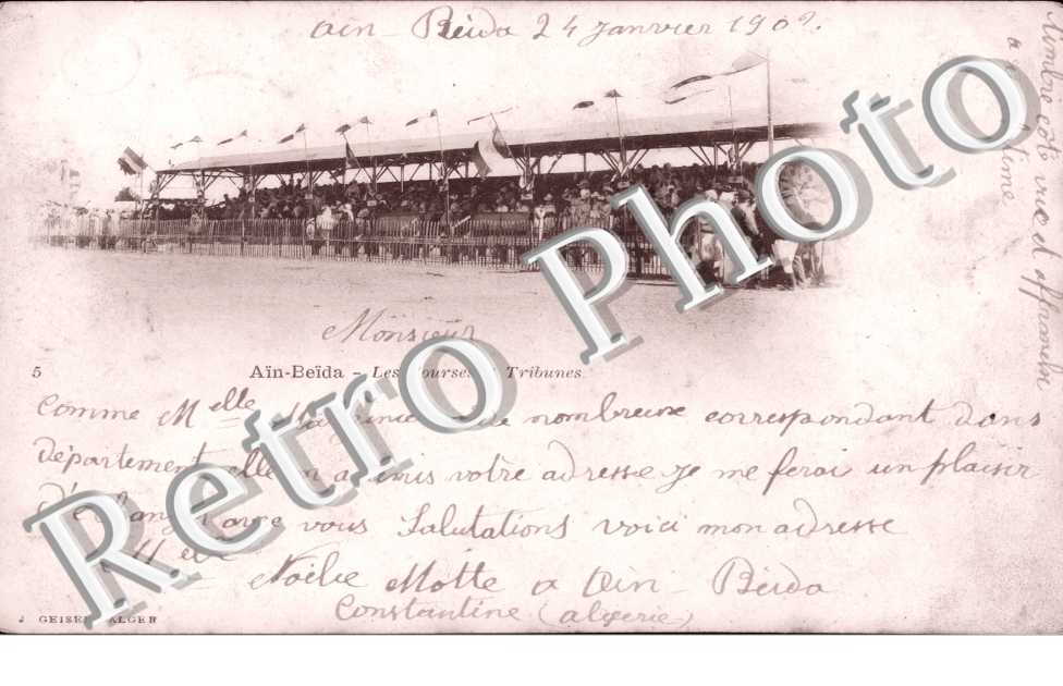 Ain-Beida, les Courses et Tribunes