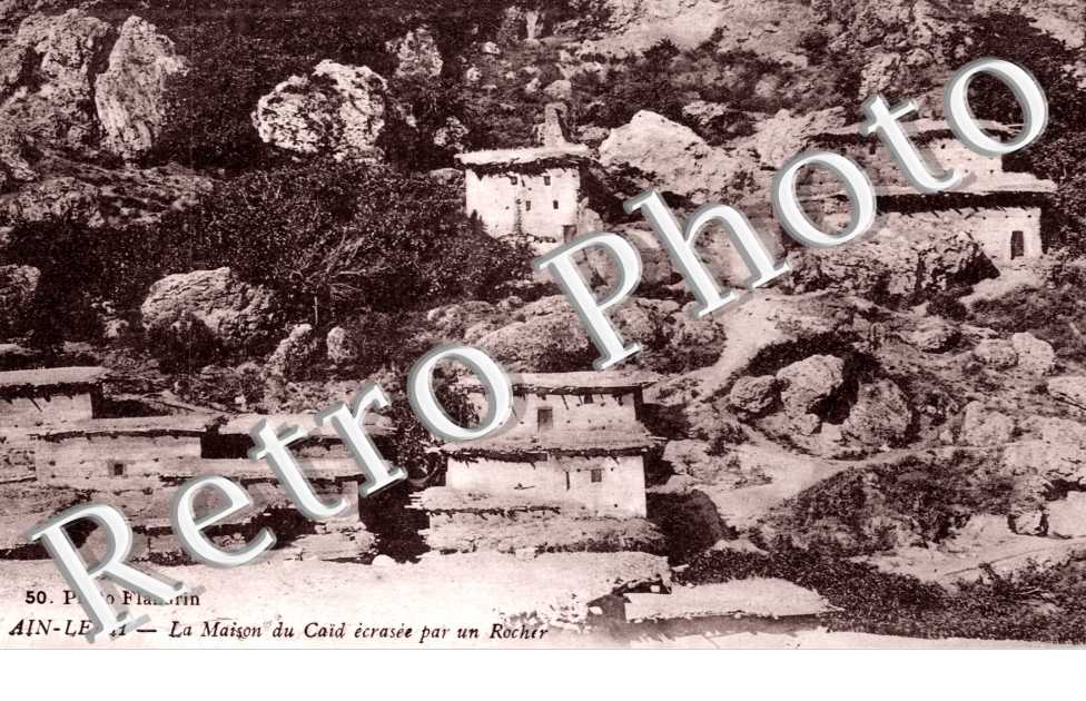 la Maison du Caid ecrasee par un Rocher